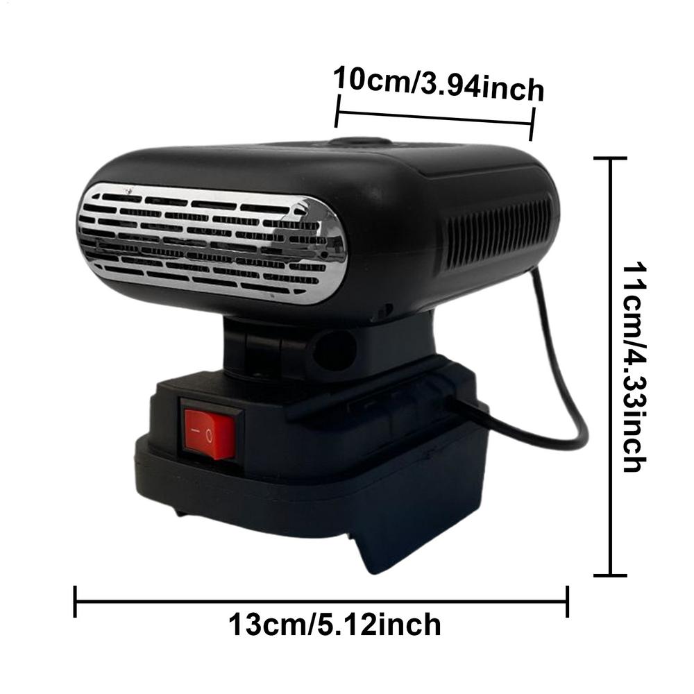 

Portable Car Heaters For Vehicle Battery Powered 90 Rotatable Auto Defogger Auto Window Defroster For Factory Office Dorm