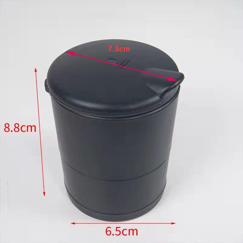 Portable Car Ashtray Universal Plastic Flame Retardant Multifunctional Car Ashtray with Cover Car Interior Accessories