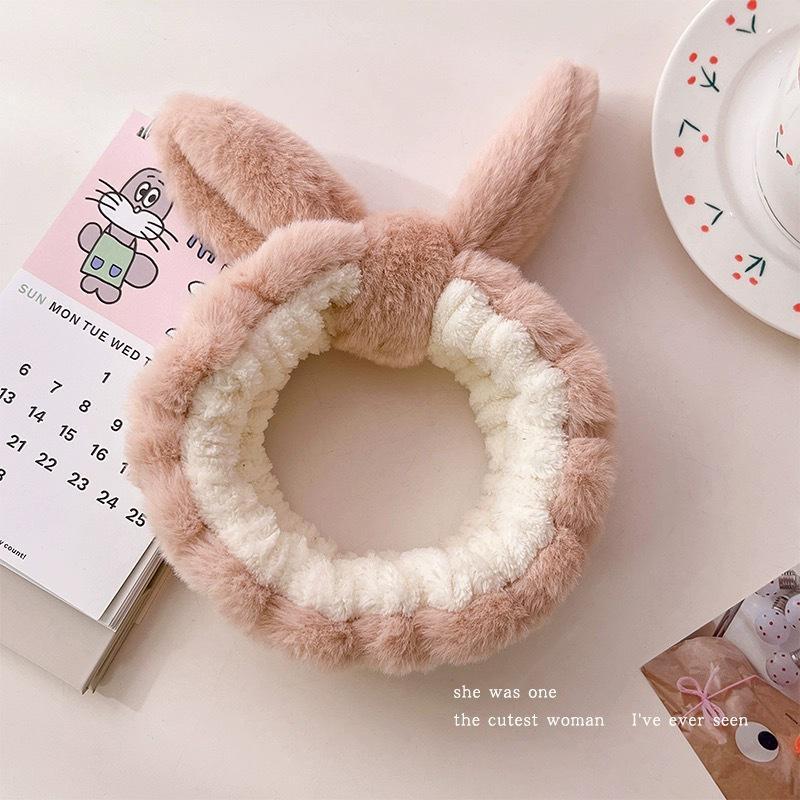 Cute Cartoon Face Washing & Makeup Headband for Women