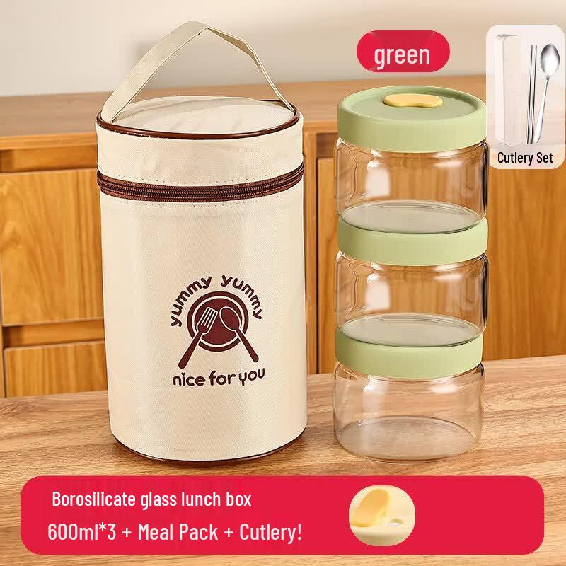 Youluo Glass Microwave & Freezer Safe Food Container