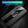 Luxuriöse Handyhülle aus PU-Leder für Xiaomi Mi Poco X3 NFC X3 Pro Redmi Note 9S 8 9 Pro Hülle Ringhalter Silikon-Schutzhülle