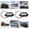2PCS 6 LED Car License Number Plate Light For SUV Truck Trailer Van Tag Step Lamp White Bulbs Car Products License Plate Lights