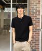 Dei Semi-Crop Henley Neck Waffle Short Sleeve T-Shirt_4 Color