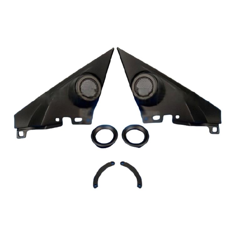 Door Tweeter Speaker Panel Trim Interior Door Sound Trim Windproof Speaker Panel Pair for Automotive Application