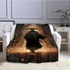 Blue Eye Samurai Cartoon blankets picnic blanket Flannel Warm blankets Soft Cozy Blankets Home travel blanket Birthday Gift