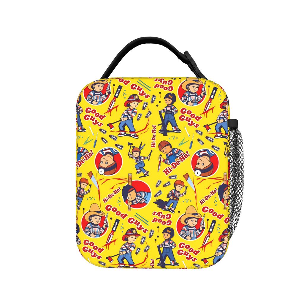 Good Guys Lunch Bag Child Doll Chuckys Funny Lunch Box For Women School Portable Cooler Bag Waterproof Thermal Lunch Bags