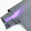 Premium Candy Gloss Chameleon Vinyl Wrap Film Roll Color Change Grey To Purple Self Adhesive Decal Automotive Car Wrapping Foil
