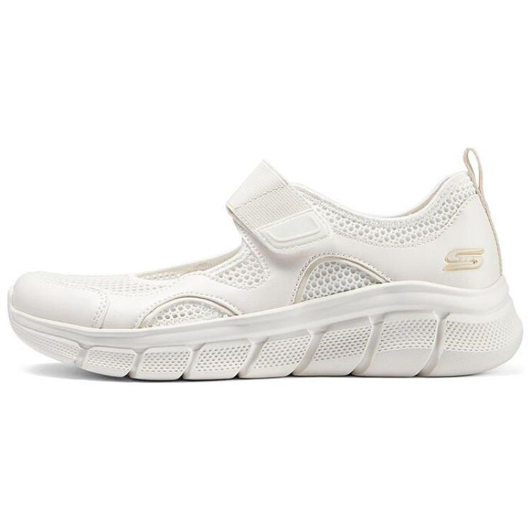 Skechers Bobs B Flex Mesh Comfortable Versatile Retro Breathable Rebound Low-Top Casual Shoes Women sneaker White 117327-OFWT 39