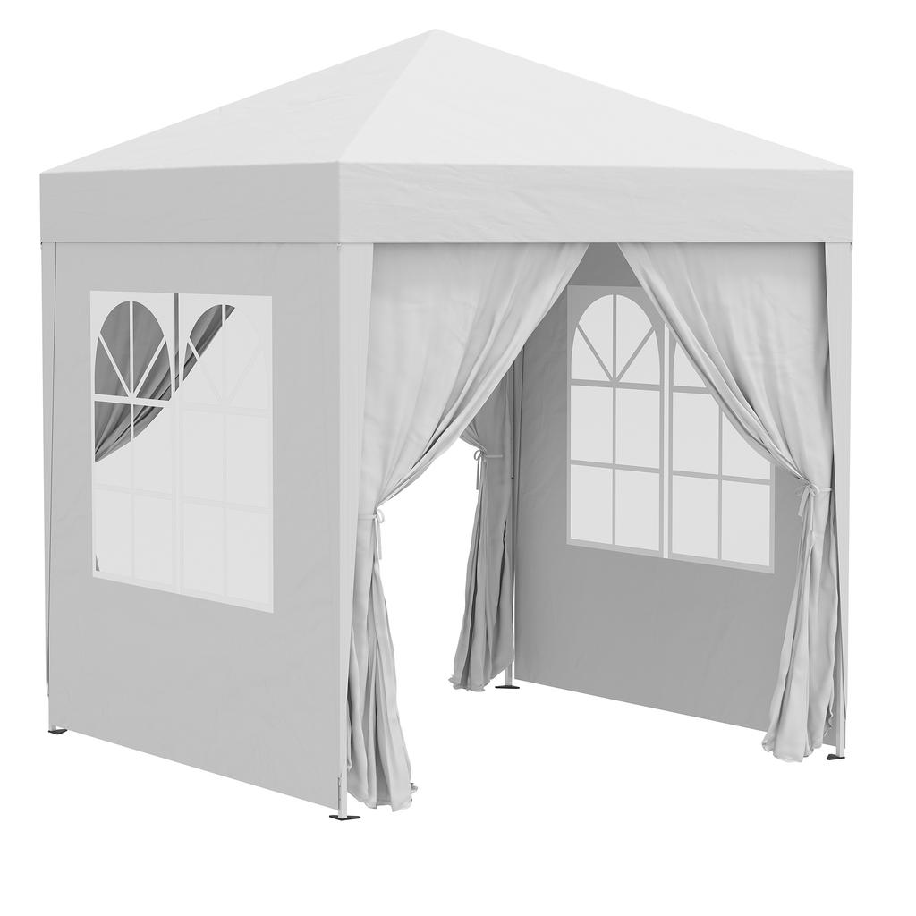 Pop Up Gazebo Canopy, size (2 x2m)-White