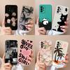 For Samsung Galaxy A23 5G Case Cute Design Soft Liquid Silicone Back Cover For Samsung A 23 Full Protection Phone Housing Fundas