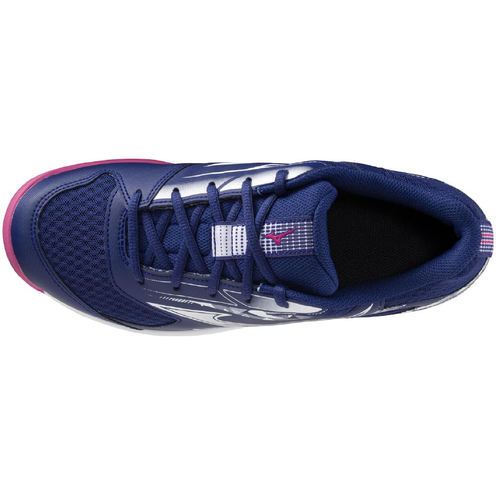 Badminton Shoes Sky Blaster 4 Gymnasium Lightweight Cushioning Entry Beginner Navy x White x Pink cm 3E [Mizuno] 18.0