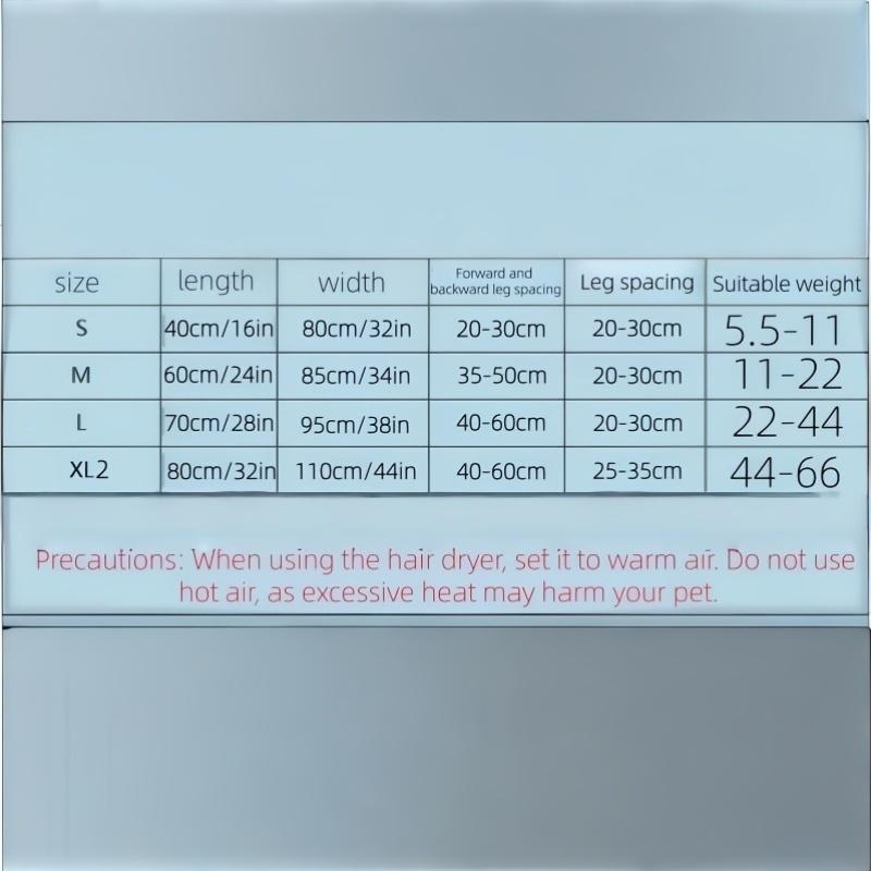 Semi-Enclosed Pet Drying Bag Many Buyers Report That It Is Very Practical And Really Shortens The Drying Time Hands-Free