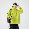 Anzn Mountain Lightweight and and Hooded Anorak Jacket for Fall and Perfect for and Hiking Size 2XL Men's Parka, Thin, Water-Repellent Windproof,