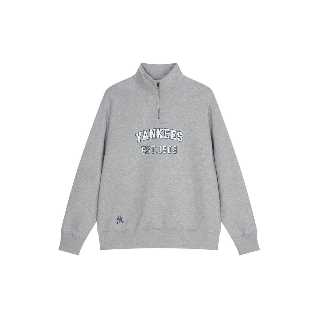 New MLB SS24 Sweatshirt Unisex Light Gray 3AMTV0341-50MGS
