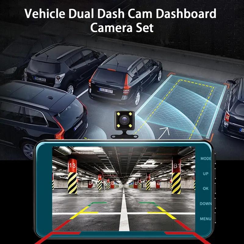Dash Cam Car DVR Vehicle Car Camera Full HD 1080P Car Video Recorder Black Box Auto Dashcam Car Accessories Rear View Camera
