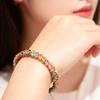Fashion Bracelets & Bangles Bohemian Natural Agate Emperor Stone Double Layer Woven Bracelet Women's Charm Jewelry Gifts