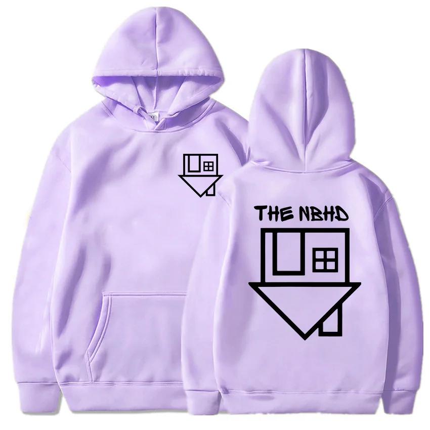 2025women and Men Clothes The Neighbourhood Band Printing Sweatshirts Unisex Streetwear Winter Soft Comfortable Hooded Pullovers