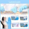 Durable Thick Black Nitrile Gloves Food Safe For Household Kitchen And Grilling Use