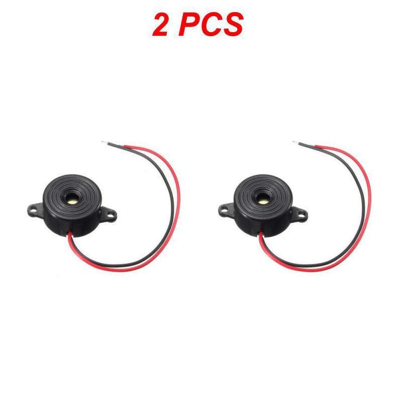 1/2/3PCS Buzzer Electromagnetic Durable Universal Dc 3-24v Car Accessories Alarm Ringer Continous Sound 95db Alarm Portable