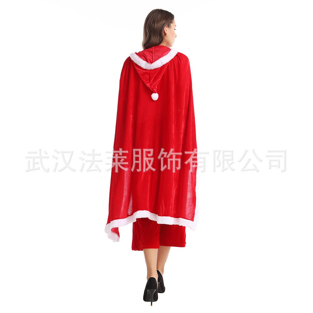 Christmas Cloak Children's Cloak Dress Up Dress Up Popular Red Adult Christmas Clothing