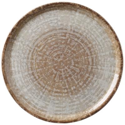 Talerz do pizzy Crete wykonany z wytrzymałej porcelany, średnica 330 x 18 mm, zestaw 6 sztuk