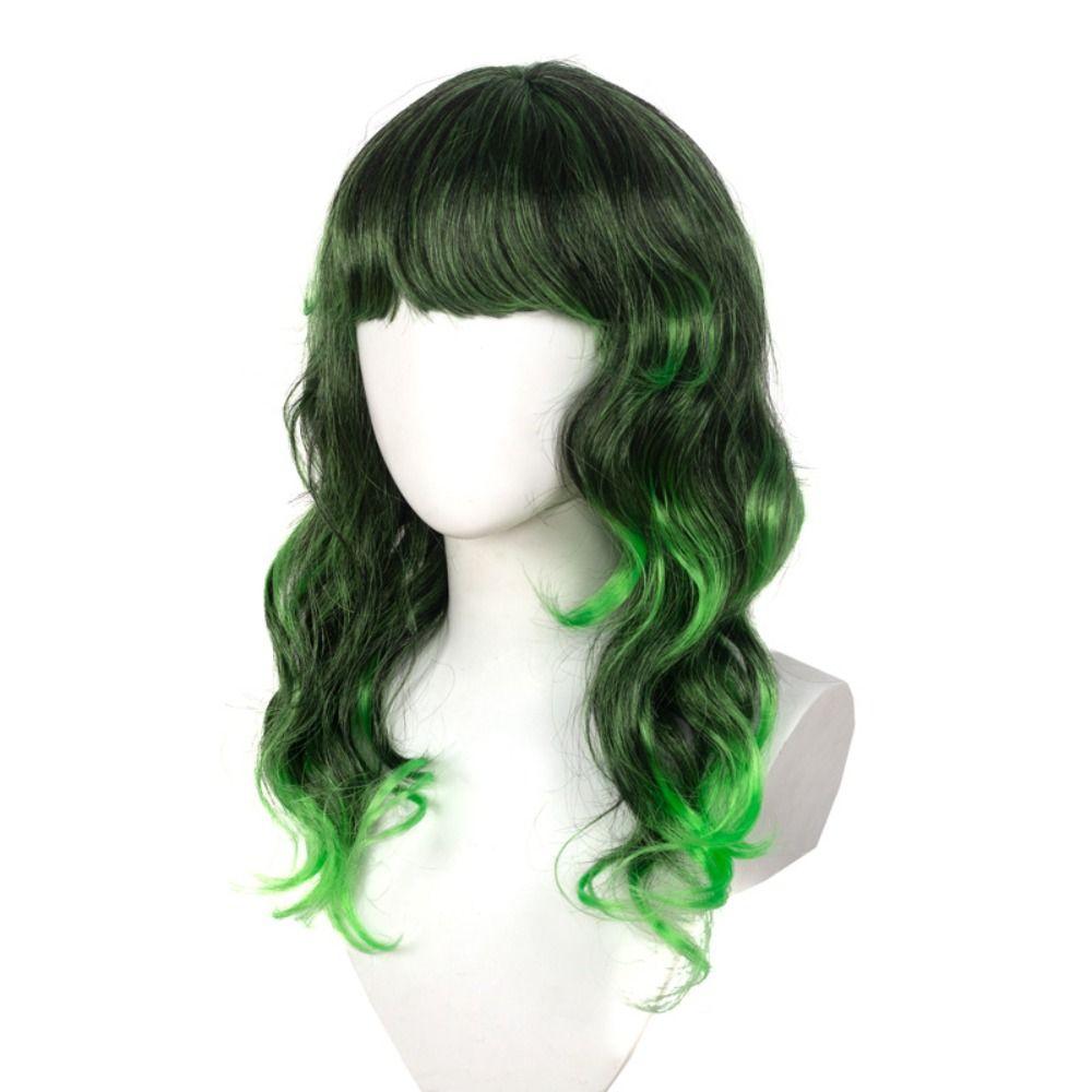 Cosplay Long Curly Wave Wig Synthetic Women Layered Wigs Halloween