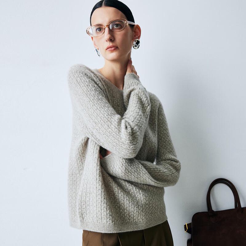 

Винтажный женский кашемировый свитер Palo с тяжелой вышивкой S