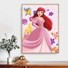DIY Diamond Painting The Princess and The Fish Cross Stitch Kit Mosaic Art Diamond Painting Full Circle Diamond Home Decoration
