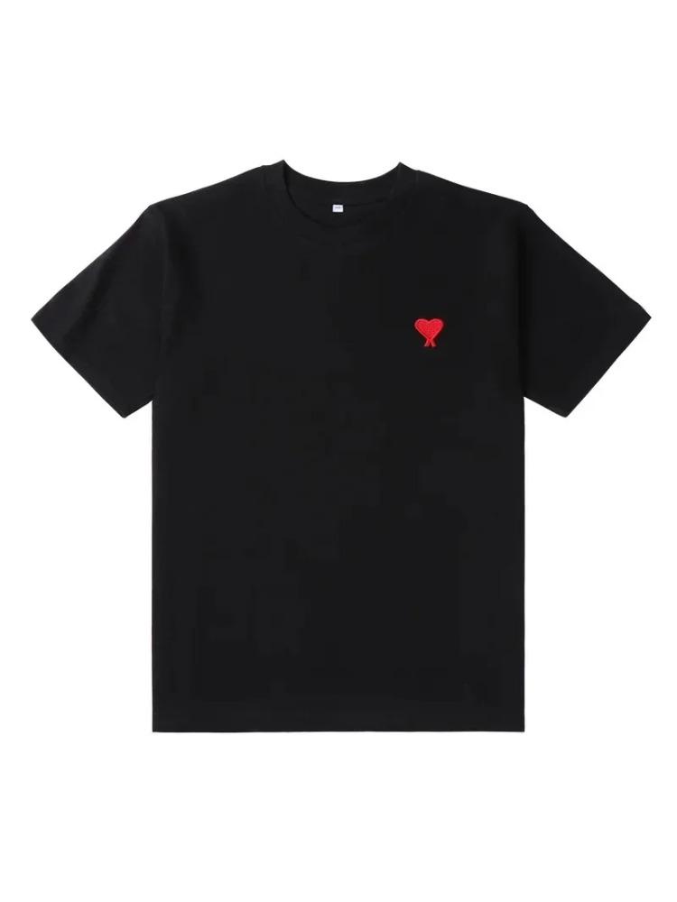 

Мужская футболка с принтом «Любовь», летний тренд, модная хлопковая футболка, с коротким рукавом, оверсайз, одежда для пары, высококачественная футболка L