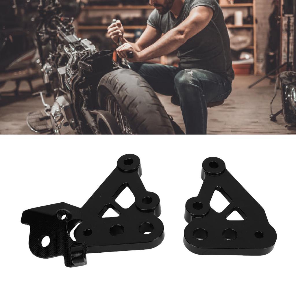 Motorcycle Foot Pegs Extension Brackets Aluminum Alloy Footrest Pedal Bracket Replacement for Talaria Sting MX3 MX4