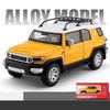 1/24 Toyota FJ Land Cruiser SUV Off Road Toy Car Diecast Metal Alloy Vehicle Miniature Model Collection Gift for Boy Children