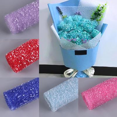 1 Pcs Supplies Packaging Paper Gauze Snow Dot Flower Wedding Translucent Gift Bouquet