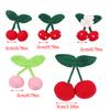 Embroidery Patches Colorful Cherry Pattern Appliques Adhesive Backing Patches for Clothing and Accessories