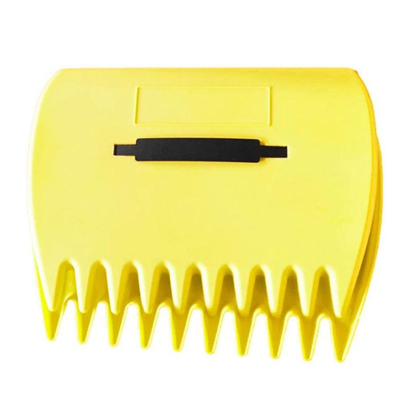 

Portable Leaf Scoop 1 Pair Leaf Hand Rakes Leaves Collector Plastic Garden Scoop for Picking Up Leaves Grass Clippings 1 жёлтый