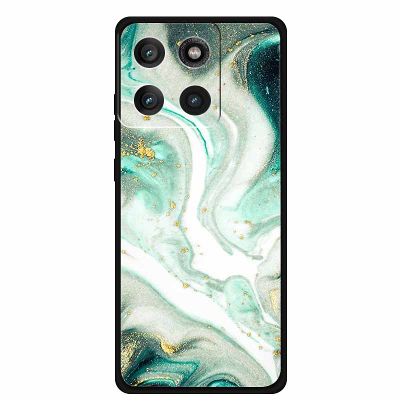 For Moto Edge 60 Pro Case XT2507-1 Coque Multi Colored Marble Pattern Soft Silicon Back Cover for Motorola Edge 60 Pro 5G Bumper