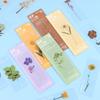 Holder Reading Mark Bookmarks Card Nature Plants Bookmarks Specimen Bookmarks Translucent Flower