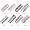 1Box 12 Sheets Colorful Crystals Art Bling Shiny Rhinestones Decal Manicure Tool
