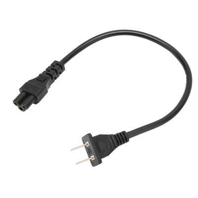NEMA 1-15P - IEC320 C5 Güç Kablosu 0.3m Dizüstü Bilgisayarlar için IEC320 C5 Güç Kablosu