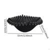 Decorative Fruit Bowl Organizer Table Centerpiece Resin Storage Serving Tray Black