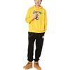 Nike Los Angeles Lakers LeBron James #6 Fleecegefütterter Pullover-Hoodie mit einfarbigem Buchstabendruck Herren-Hoodie Gelb DB1182-728