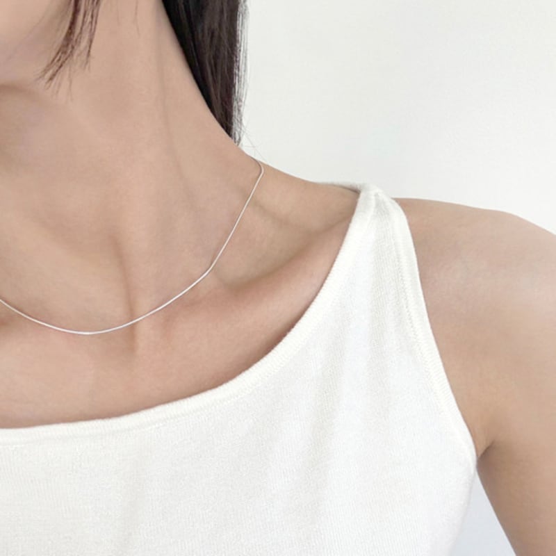 

mi0 Silky Glow String Necklace 1.no free chain