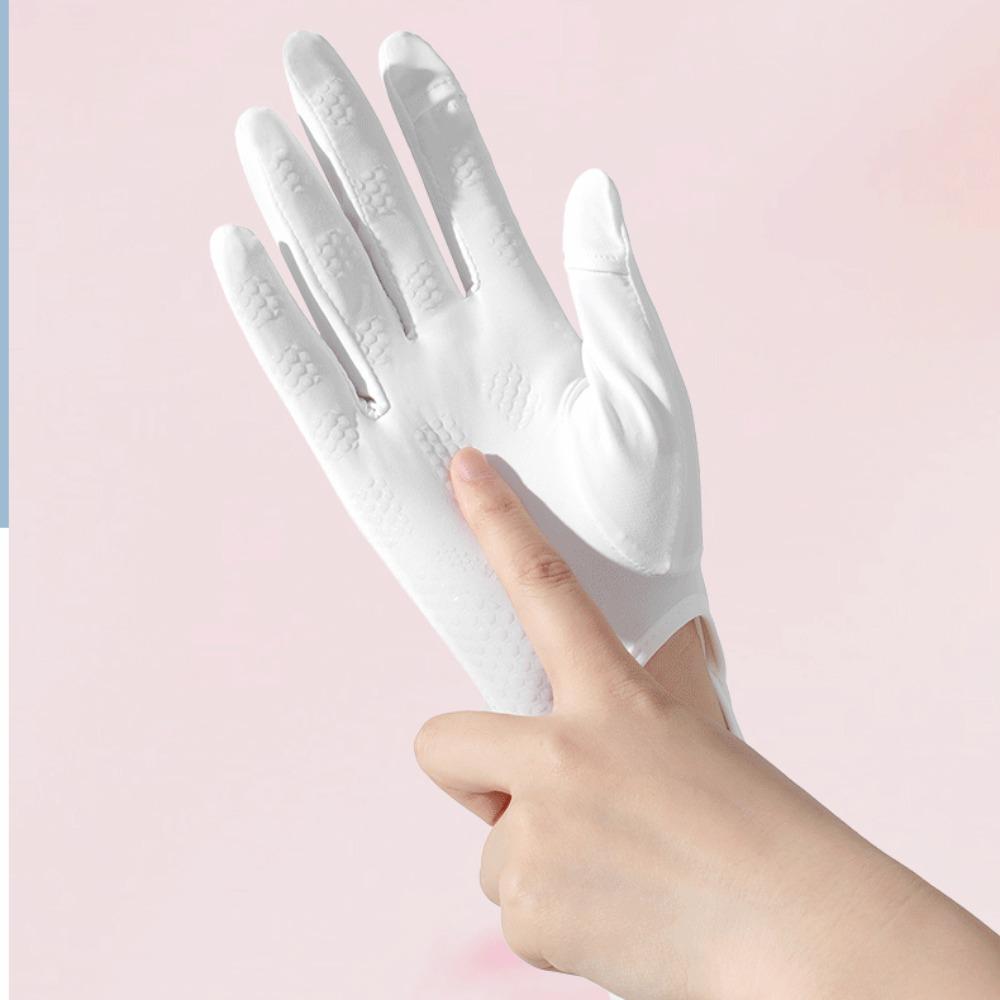 Anti-uv Ice Silk Gloves Breathable Armguard Hot Sale Hand Protector Cove  Outdoor Sports