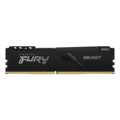 Kingston FURY Desktop PC DDR4 8GB x Kingston FURY Beast CL17 Livstidsgaranti Hukommelse, 3600MT/s, 4, KF436C17BBK4/32,
