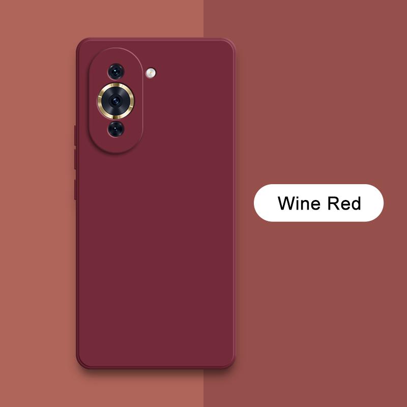 Luxury Square Liquid Silicone Case for Huawei Nova 10 Pro SE 10Z Youth Camera Protective Back Cover Nova10 10Pro 10SE