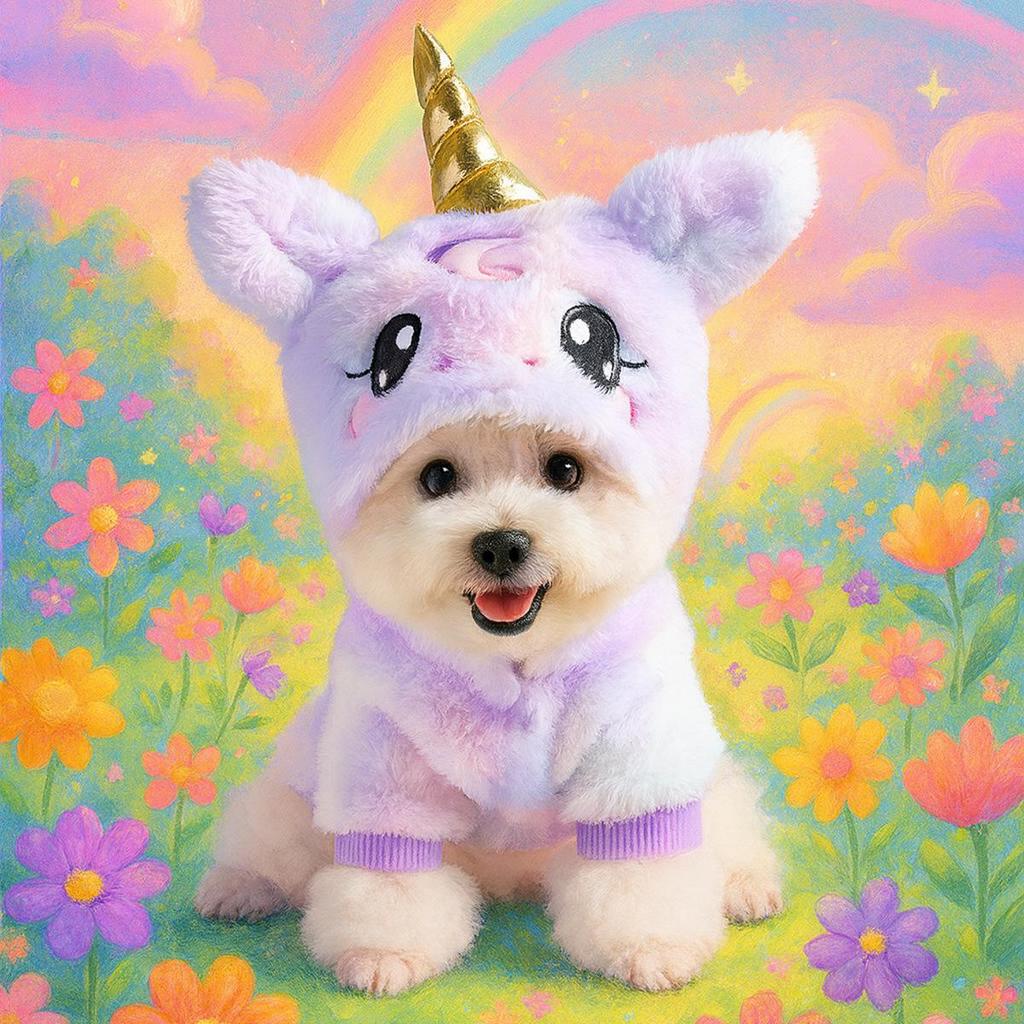 PETCIRCLE Podzimní/Zimní Teplé Oblečení pro Domácí Mazlíčky s Plus Sametem - Cosplay Kolekce pro Psy a Kočky