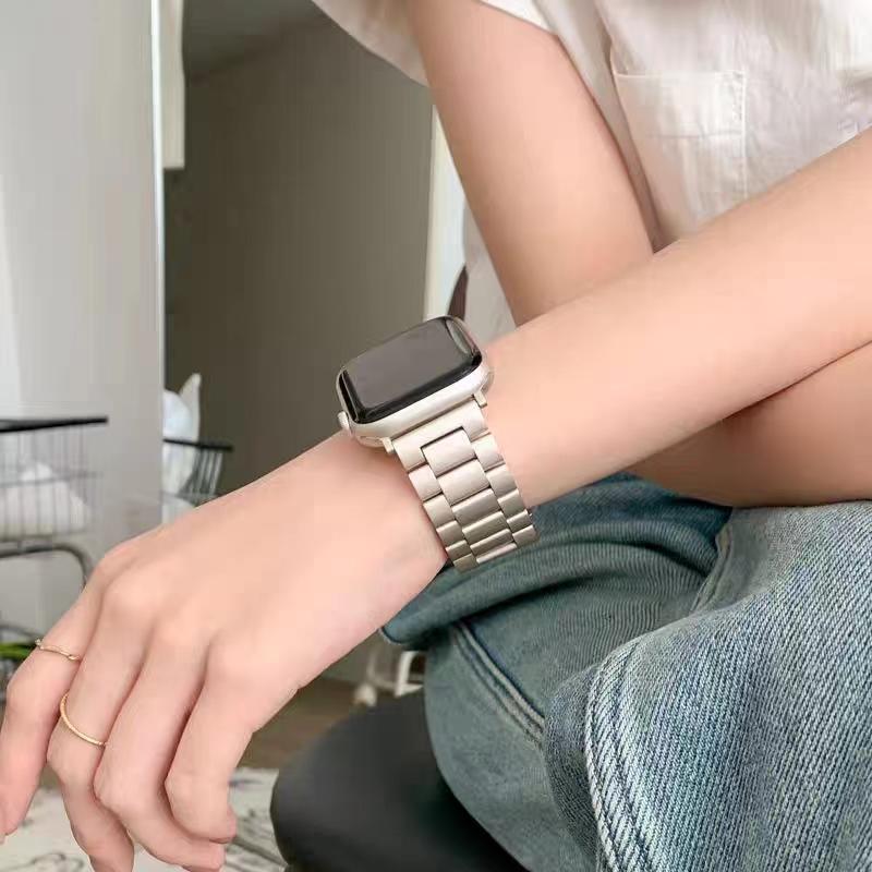 Stainless Steel Strap for Apple Watch Ultra Band 49mm 40mm 44mm 42/38mm 41mm 45mm Bracelet IWatch Series 8 7 SE 6 5 4 WatchBand