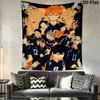Haikyu!! Wall Tapestry Aesthetic Wall Hanging Printed Fabric Blanket Decorative Tapestries for Bedroom Living Room Home Decor
