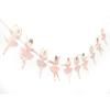 Ballet Girls Birthday Decorations - Ballerina Party Garland,Pink Ballet Banner,Girls Dance Party Hanging Garland Photo Props,Ballerina Wedding Party