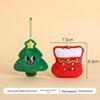 Christmas Plush Keychain Pendant: Holiday Jewelry Accessories & Small Gift