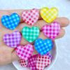 10Pcs New Cute Resin Mini 20*23mm Heart-Shaped Series Flat Back Scrapbooking DIY Jewelry Craft Decoration